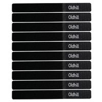 Oldhill Hook and Loop Fastening Straps (50 Pack) - Black