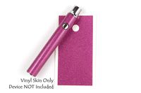 510 Threaded Battery Pen Vape Skin Wrap Decal Vinyl Sticker Pink Glitter