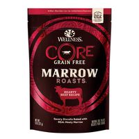 Wellness Core Marrow Roasts Natural Grain Free Dog Treats, Beef, 8-Ounce Bag
