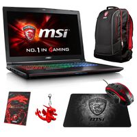 MSI GE72VR APACHE PRO-418 (i7-7700HQ, 16GB RAM, 1TB HDD, NVIDIA GTX 1060 3GB, 17.3" Full HD, 120Hz, Windows 10) VR Ready Gaming Notebook