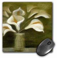 3dRose LLC 8 x 8 x 0.25 Inches Mouse Pad, Flowers Calla Lily (mp_18262_1)