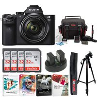 Sony Alpha a7II Mirrorless Digital Camera with 28-70mm Lens & 32GB Bundle