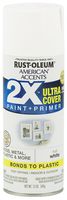 Rust-Oleum 327868 American Accents Ultra Cover 2X Flat, Each, White