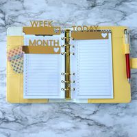 A5 Planner Dividers Today Week Month Personal Planner Accessories