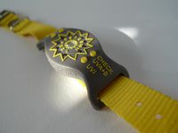 SunFriend Personal UV Monitor, Grey Mist