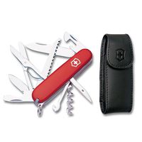 Victorinox Swiss Army Multi-Tool, Fieldmaster Pocket Knife, Red