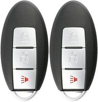 KeylessOption Keyless Entry Remote Car Smart Key Fob for Nissan Pathfinder Versa Rogue CWTWB1U729 (Pack of 2)