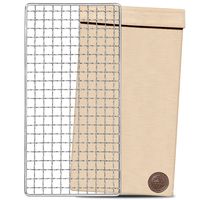 DRIX Bushcraft Grill | Stainless Steel Campfire Cooking Grate | Compact, Lightweight, Easy to Clean | Durable Canvas Carry Bag Included | The Perfect Outdoor Gear for Backpacking, Hiking, Camping!