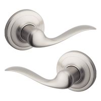 Kwikset 97200-706 Tustin Hall/Closet Lever, Satin Nickel