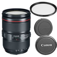 Canon EF 24-105mm f/4L IS II USM Standard Zoom Lens for Canon SLR Cameras W/UV(Ultra Violet) FIlter (Certified Refurbished)