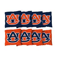 Victory Tailgate NCAA Collegiate Regulation Cornhole Game Bag Set (8 Bags Included, Corn-Filled) - Auburn University Tigers
