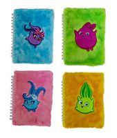 Sunny Bunnies Plush Journals A5 size 5.8 x 8.3, Assorted, 8pc Value Pack