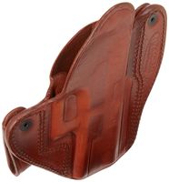 Tagua DSH-303 Glock 17-22-31 Dual Snap Holster, Brown, Left Hand
