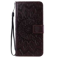 NEXCURIO Wallet Case for Huawei Mate 30 with Card Holder Side Pocket Kickstand, Shockproof Leather Flip Cover Case for Huawei Mate30 - NEKTU020534 Brown