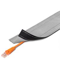 3" Wide Dura Race Carpet Cord Cover - 50FT Length - Color: Gray