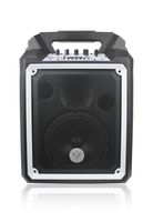 VOYZ 100W Bluetooth Boombox Speaker - Portable, Wireless, Waterproof - Rugged Construction Loudspeaker with Built in Sub-Woofer - Rechargeable Battery FM Radio equipped USB MP3 SD Card Reader (VZ-AB6)