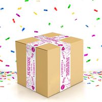 "It's A BOY" INFLATED Helium Balloon Gift Package for New MOM | Includes Coordinating Customizable Greeting Card | Floats Out of The Box and Plays a Happy Jingle When Opened