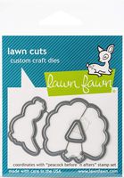 Lawn Fawn Dies - Peacock Before 'n Afters (LF1961)