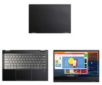 decalrus - Protective Decal for Lenovo Yoga C630 (13.3" Screen) Laptop Black Carbon Fiber Skin Skins Decal wrap CFlenovoYoga13_C630Black