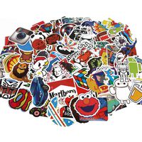 LhomeLife Graffiti Stickers Decals Pack of 100 pcs Car Stickers Motorcycle Bicycle Skateboard Luggage Phone Pad Laptop Stickers and Bumper Patches Decals Waterproof (Type 1)