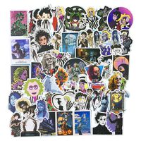 Tim Burton's The Nightmare Before Christmas Movies Theme Stickers Laptop Stickers Waterproof Skateboard Snowboard Car Bicycle Luggage Decal 50pcs Pack