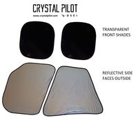 OSEI Airbus A320 First Officer Cockpit sunshades (Set of 4 Shades)