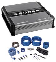 Crunch PD1100.2 1100w 2-Channel Pro Power Car Audio Amplifier Class AB+Amp Kit