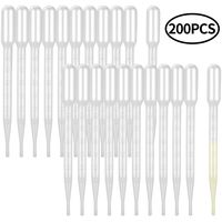 Plastic Transfer Pipettes 3ml for Laboratory Daily Use Pack of 200