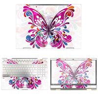 decalrus - Protective Decal Butterfly Skin Sticker for HP Envy X360 15M-CN0011DX (15.6" Screen) case Cover wrap HPenvyX360_15M-50