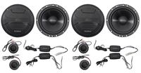 Hifonics ZS65C 6.5" 400 Watt Component Car Audio Speakers