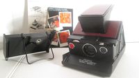 Black SX-70 Polaroid ALPHA Model 2 instant camera ( ALPHA 2 )