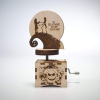 The Nightmare before Christmas music box - This is halloween - Personalized gift - Hand cranked mechanism
