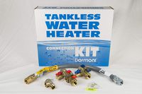 Dormont LFTV75FKIT24NW Tankless Water Heater Connection Kit, brass