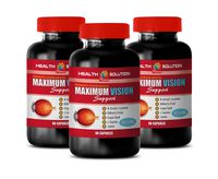 Vision Care Supplements - Maximum Vision Support - Promotes Vision Health - Lutein Eye Formula - 3 Bottle 180 Capsules