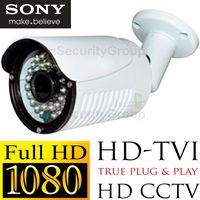 USG HD-TVI 3.6mm Wide Angle 1080P 2.4MP High Definition CCTV Security Camera Premium Internal Components : 1920x1080 @ 30FPS HD Resolution, 24x IR LEDs, OSD, IR-Cut, WDR, Motion Detection, DNR