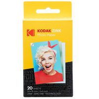 Kodak 2ʺx3ʺ Premium Zink Photo Paper (20 Sheets) Compatible with KODAK Smile and PRINTOMATIC (NOT with Kodak Mini Shot, Mini2)