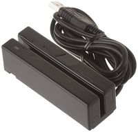 Mag-Tek 21040110 USB Keyboard Emulation, Track I/II Card Reader, Black