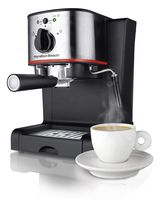 Hamilton Beach Espresso, Latte and Cappuccino Machine with Milk Frother, 15 Bar Italian Pump, Black and Stainless (40792)