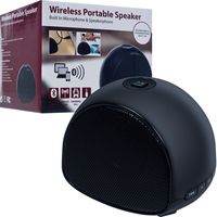 Northwest 72-SP260 Bluetooth Wireless Portable Speaker with Microphone - Retail Packaging - Black