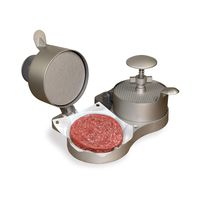 Weston Burger Express Double Hamburger Press with Patty Ejector (07-0701), Makes 4 1/2" Patties, 1/4lb to 3/4lb