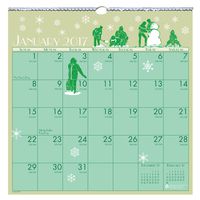 House of Doolittle 2017 Monthly Wall Calendar, Illustrated, 12" x 12" (HOD376-17)