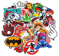 KONLOY Sticker Pack 100-Pcs Sticker Decals Vinyls for Laptop,Kids,Cars,Motorcycle,Bicycle,Skateboard Luggage,Bumper Stickers Hippie Decals bomb Waterproof (100Pcs)