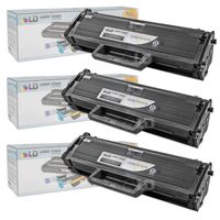LD Compatible Toner Cartridge Replacement for Samsung MLT-D101S (Black, 3-Pack)