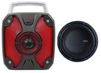 Memphis Audio MOJO MJM844 8" 1800 Watt Competition Car Subwoofer + ROCKBOX