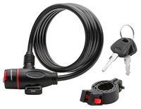 Schwinn Cable Bike Lock, Key Lock, 5-Feet x 8mm