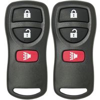 Keyless2Go 2 New Replacement Keyless Entry Remote Car Key Fob KBRASTU15 for Frontier Armada Murano Pathfinder Quest Titan and More