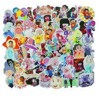Steven Universe Theme Stickers Laptop Stickers Waterproof Skateboard Snowboard Car Bicycle Luggage Decal 63pcs Pack (Steven Universe)