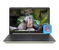 Flagship HP Pavilion 15.6" BrightView Micro-Edge WLED-Backlit Touchscreen Laptop Intel Core i3-8145U Up to 3.9GHz 8GB RAM 512GB M2 SSD Webcam BT Type-C Webcam HDMI SD Card Reader Win 10 Pro -Gold