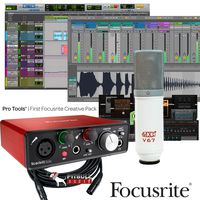 Focusrite Scarlett Solo 2nd Gen USB Audio Interface with MXL-V67P Microphone Bundle