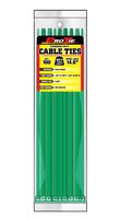 Pro Tie GR14SD100 14.6-Inch Green Standard Duty Color Cable Tie, Green Nylon, 100-Pack